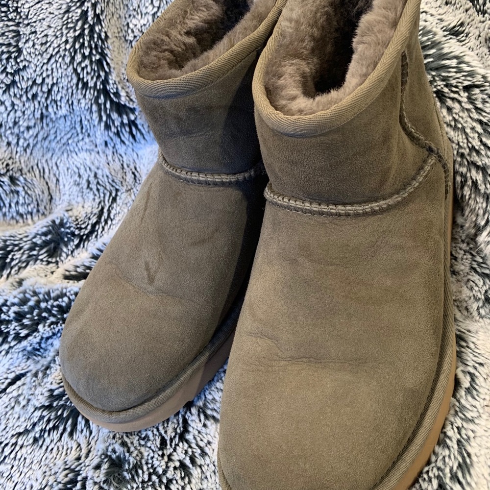 Olive Green Ugg Mini Classic Boots